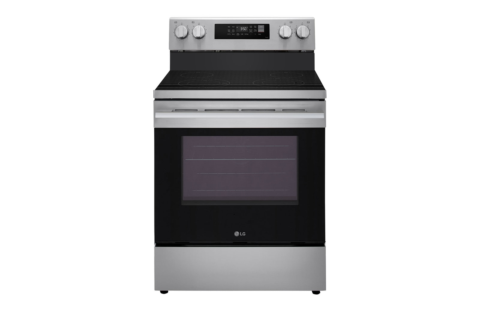 Vue avant de Cuisinière élec. de 6,3 pi³/30 po | ProBake Conv., EasyClean🅫, intell., acier inox., non encastr. LREN6321VE